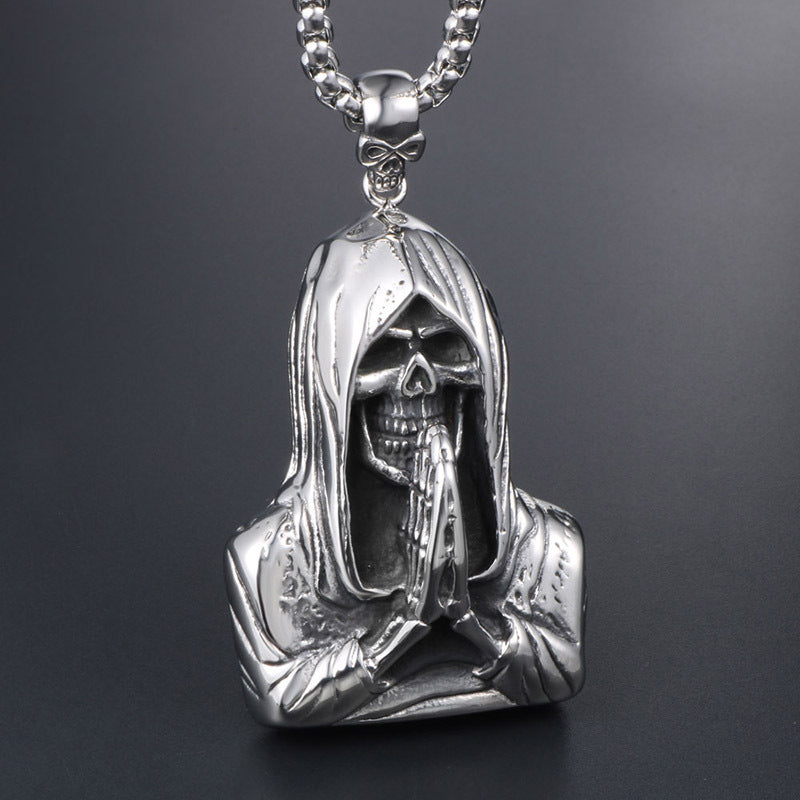 Mens Fashion Skull Pendant Necklace