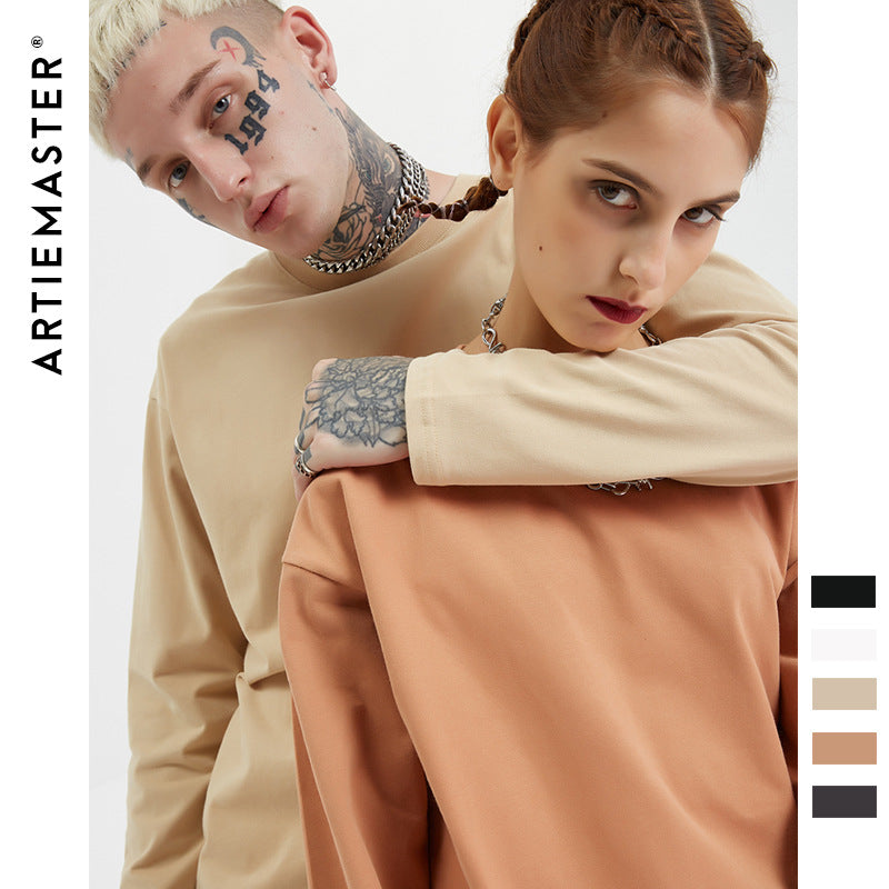 Curved men's loose Jumper style shirt