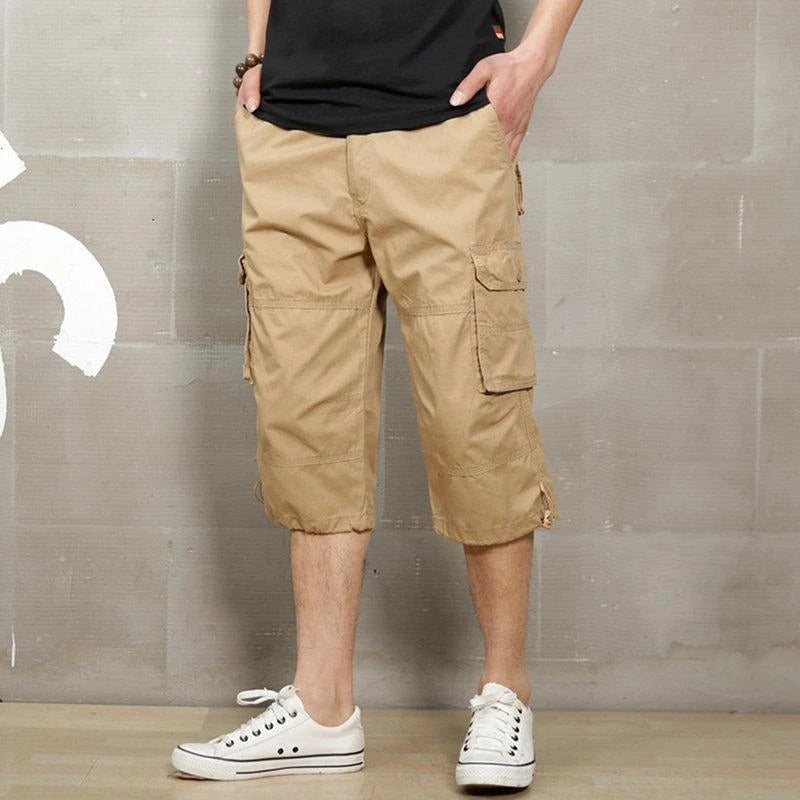 Trendy Cargo Style Cropped Trousers