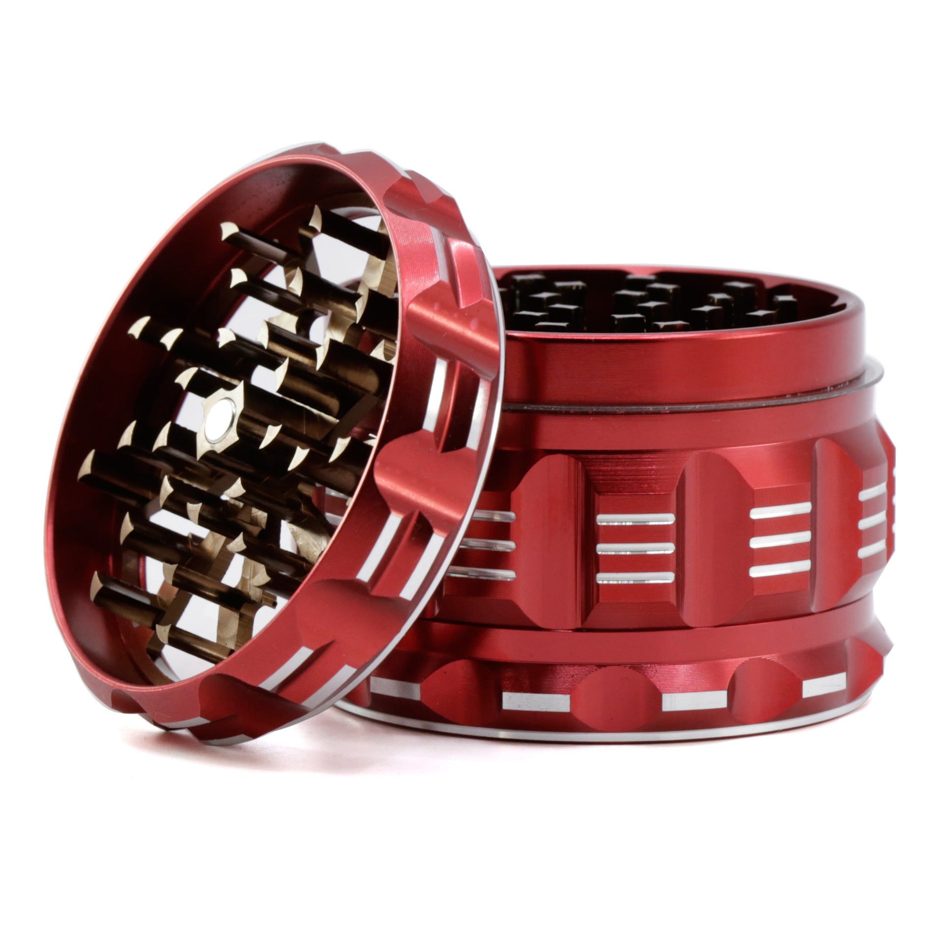Aluminum alloy four-layer smoke grinder