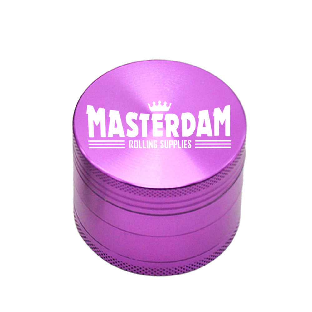 Masterdam 4-Layer Aluminum Alloy Smoke Grinder 50mm Metal Grinder Smoke Crusher Grider Can Be Customized