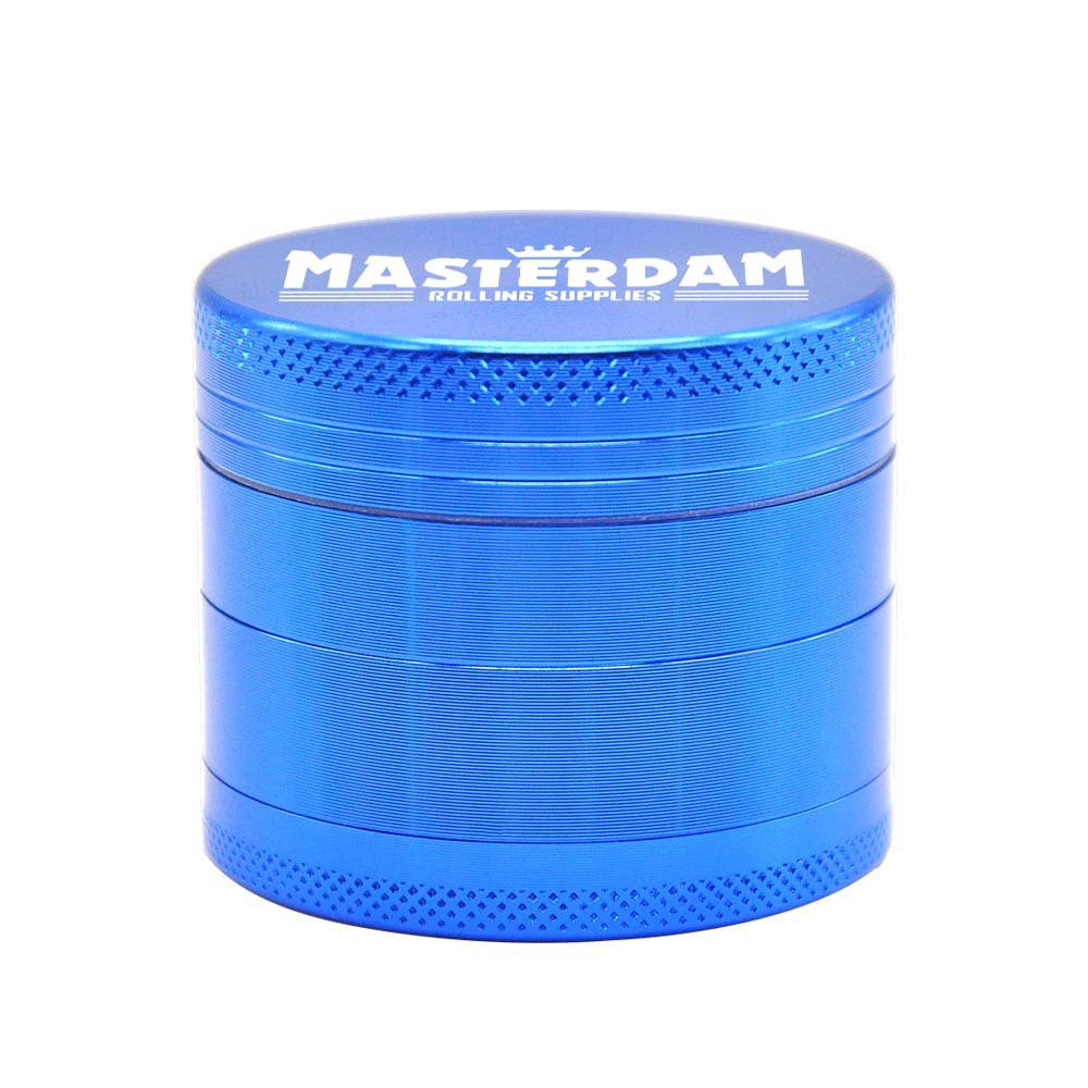Masterdam 4-Layer Aluminum Alloy Smoke Grinder 50mm Metal Grinder Smoke Crusher Grider Can Be Customized