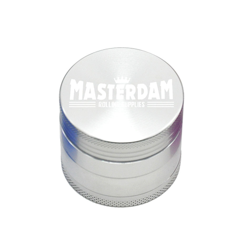 Masterdam 4-Layer Aluminum Alloy Smoke Grinder 50mm Metal Grinder Smoke Crusher Grider Can Be Customized