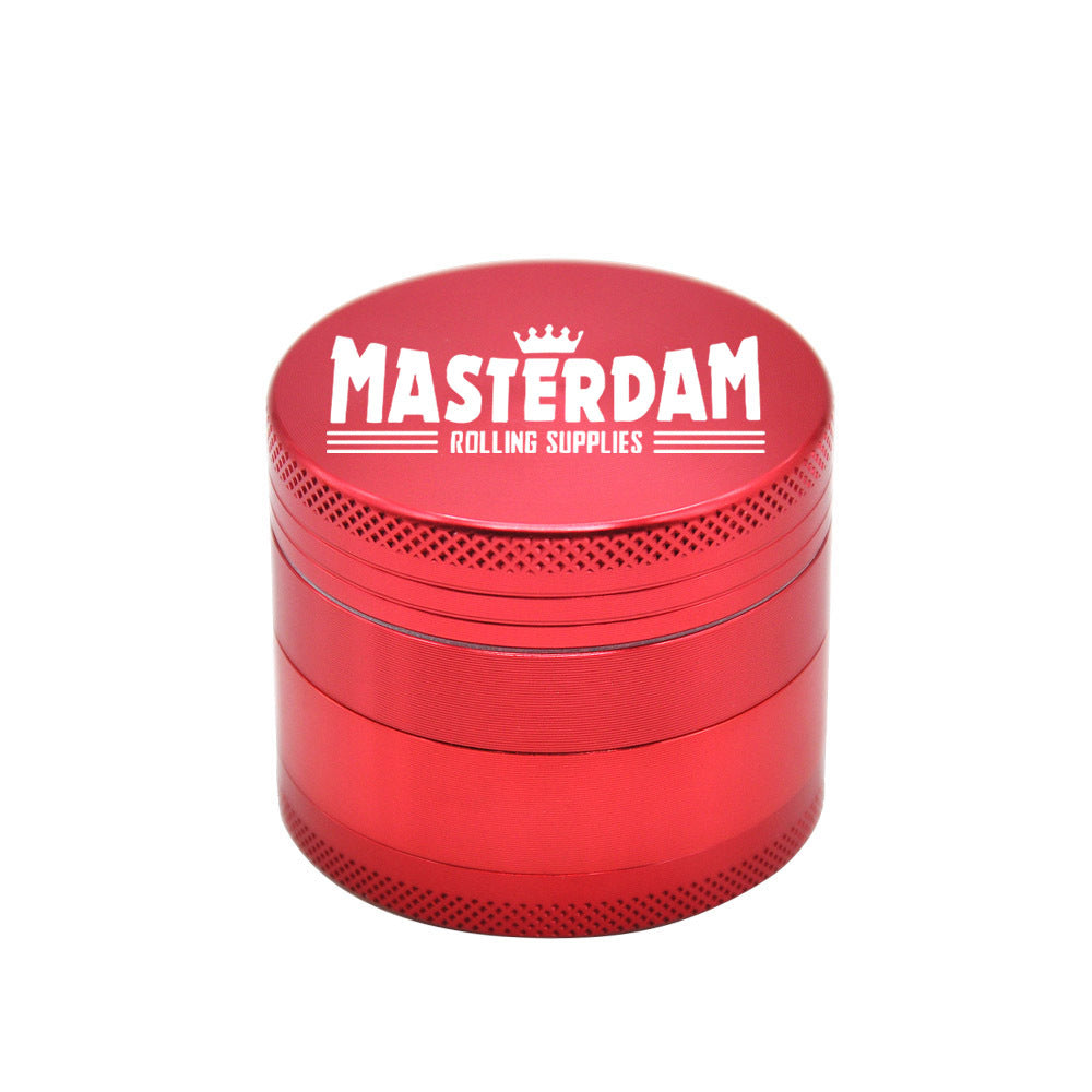 Masterdam 4-Layer Aluminum Alloy Smoke Grinder 50mm Metal Grinder Smoke Crusher Grider Can Be Customized