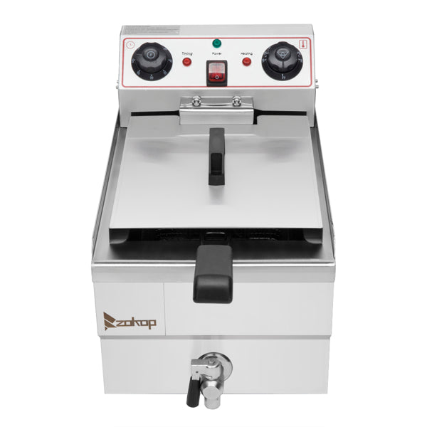 Quality Electric Deep Fryer Silver