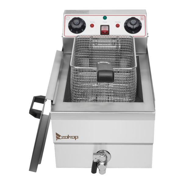 Quality Electric Deep Fryer Silver