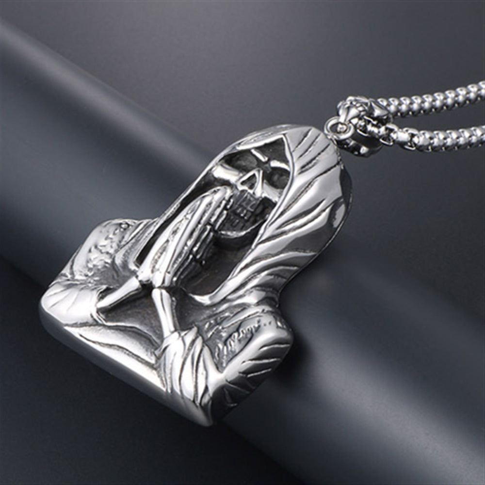 Mens Fashion Skull Pendant Necklace