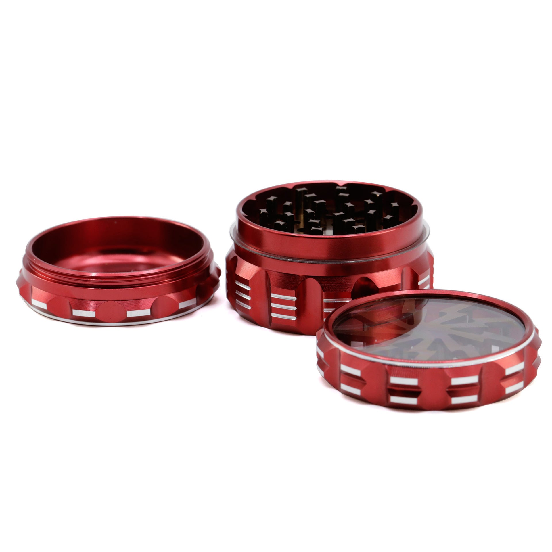 Aluminum alloy four-layer smoke grinder