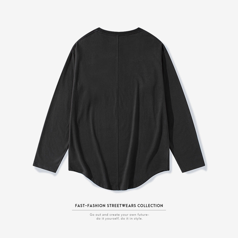 Curved men's loose Jumper style shirt