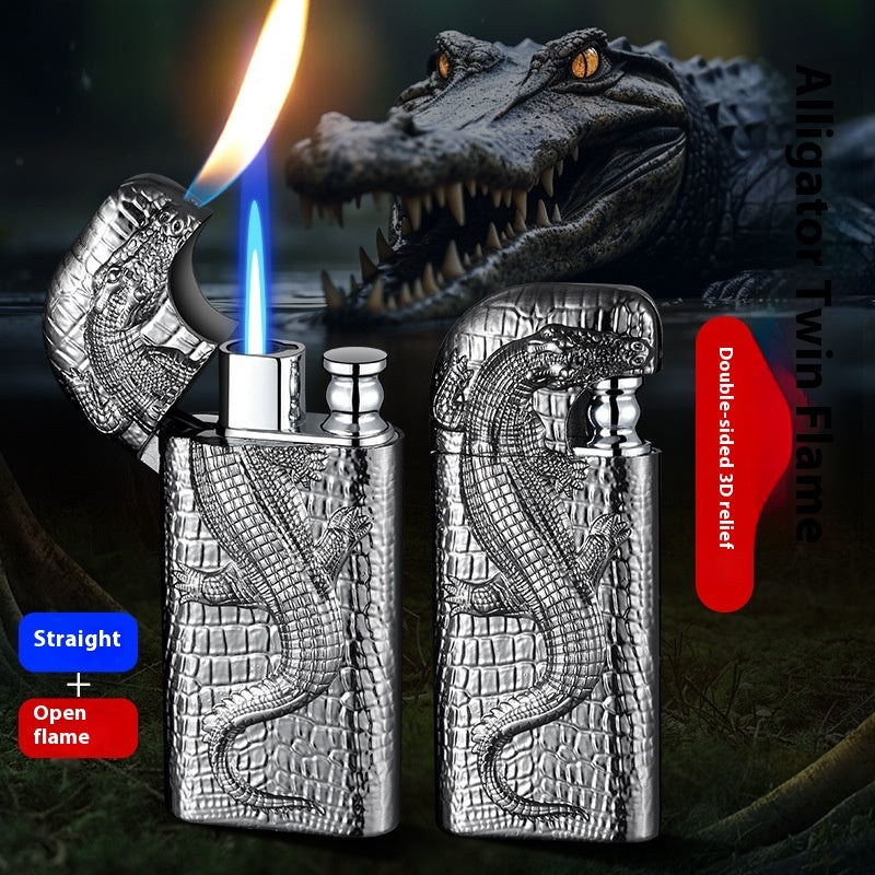 Three-dimensional Embossed  Styled Metal Lighter