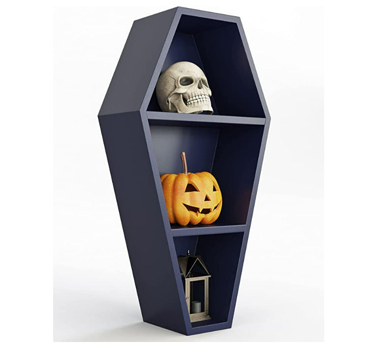 Halloween Coffin Shelving, Ghostly Gothic