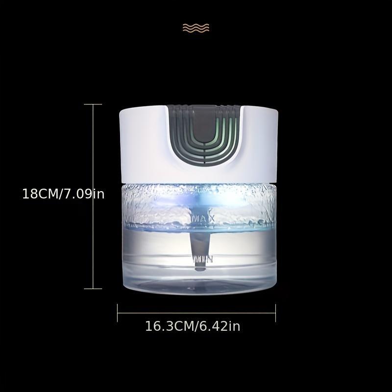 Air Purifier -Air Cleaner With LED Night Colourful Light, For Home And Office. Small Essential Oil Aroma Diffuser For Smoke, Pets