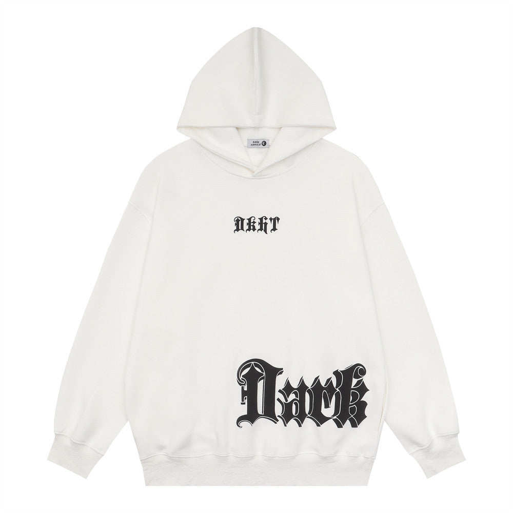Stylish Gothic Cool Letter Printed Hoodie