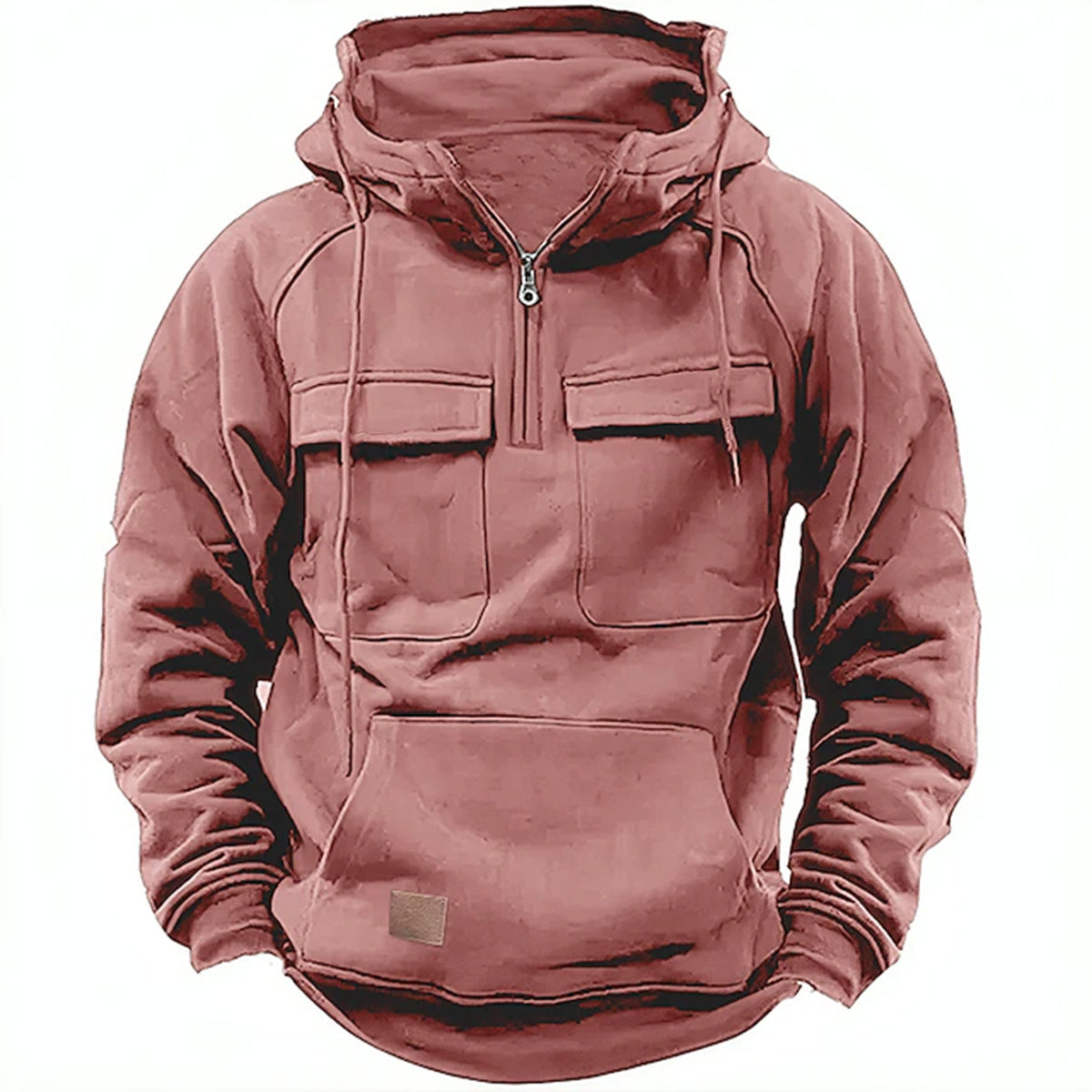 Men's Solid Colour Stand-Out Casual Sweatshirt