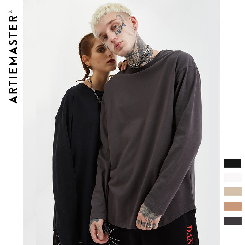 Curved men's loose Jumper style shirt