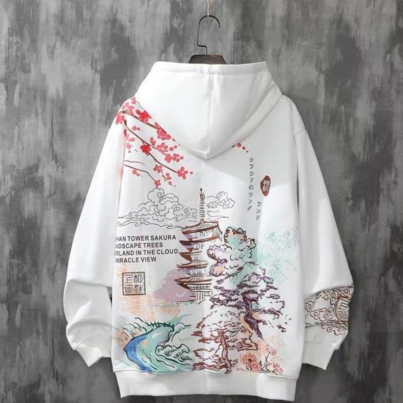 Harajuku Style Loose Hooded Loose Sweater