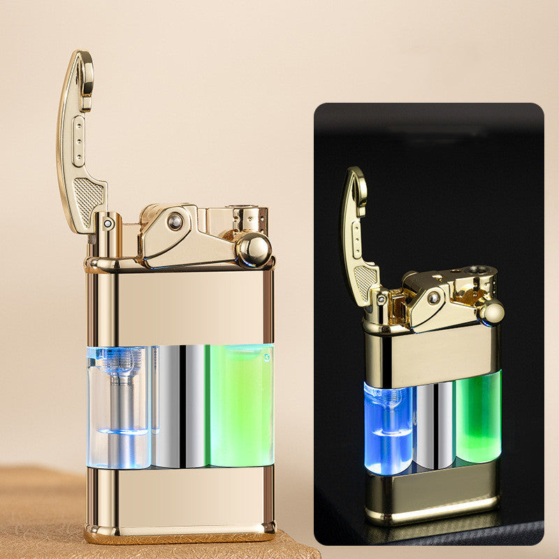 Quicksand Windproof Green Flame Lighter