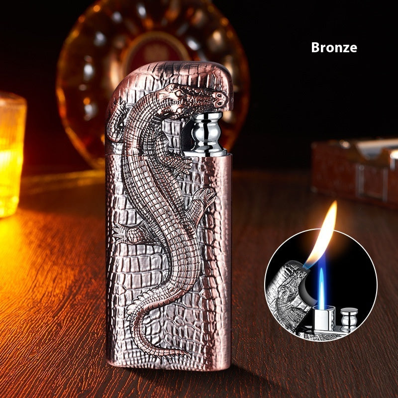 Three-dimensional Embossed  Styled Metal Lighter