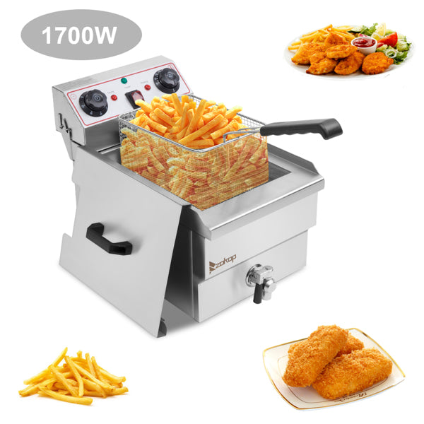 Quality Electric Deep Fryer Silver