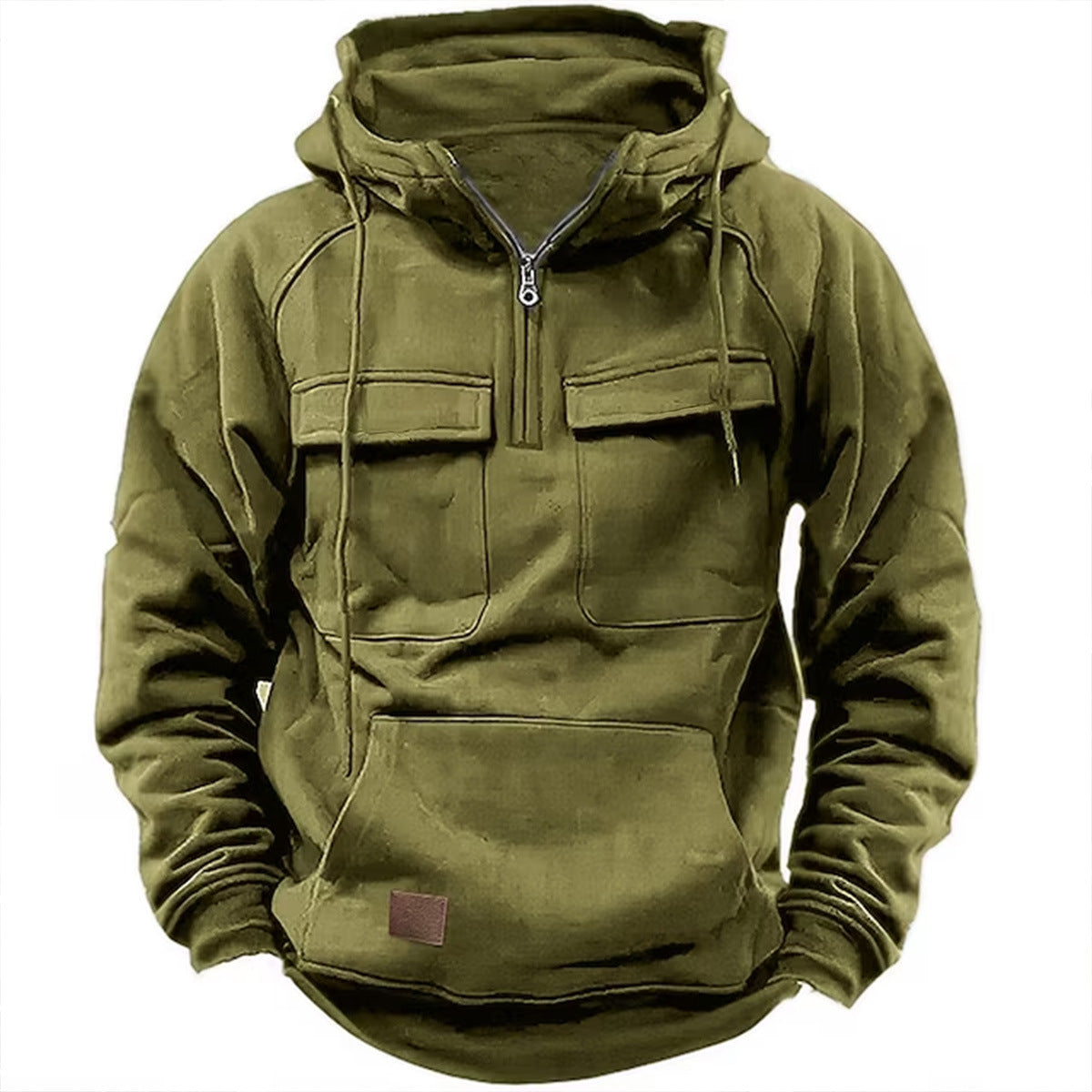 Men's Solid Colour Stand-Out Casual Sweatshirt