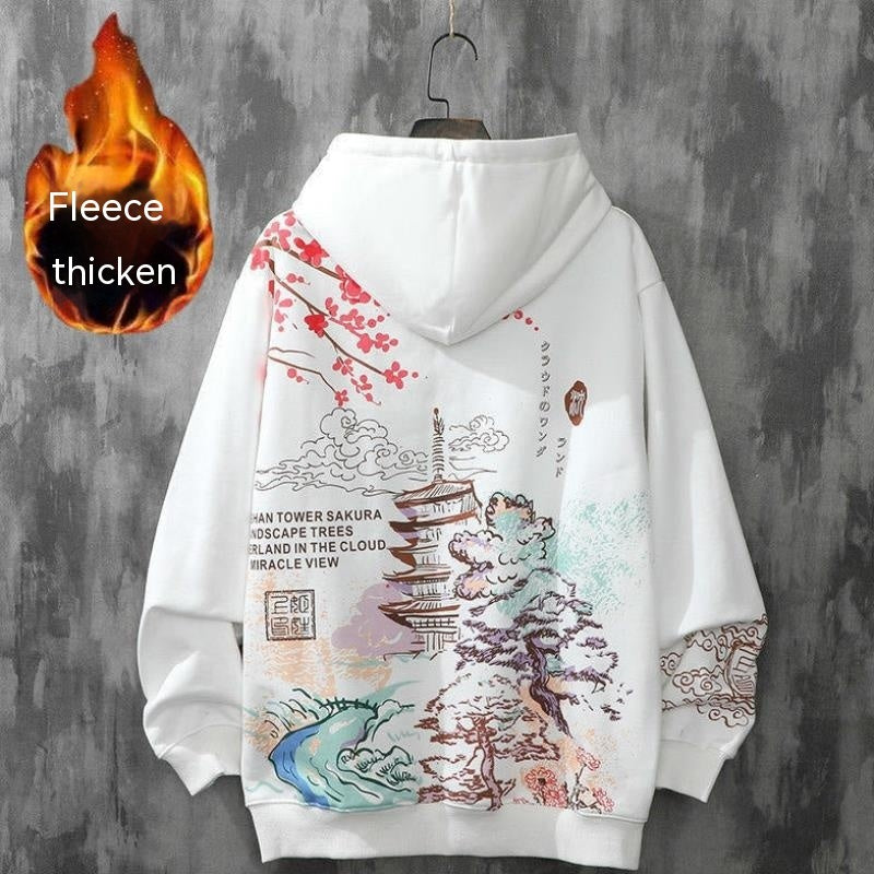 Harajuku Style Loose Hooded Loose Sweater