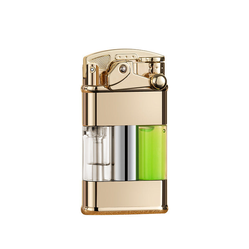 Quicksand Windproof Green Flame Lighter