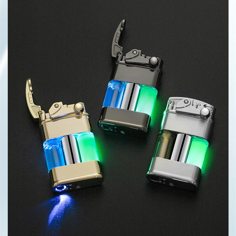 Quicksand Windproof Green Flame Lighter