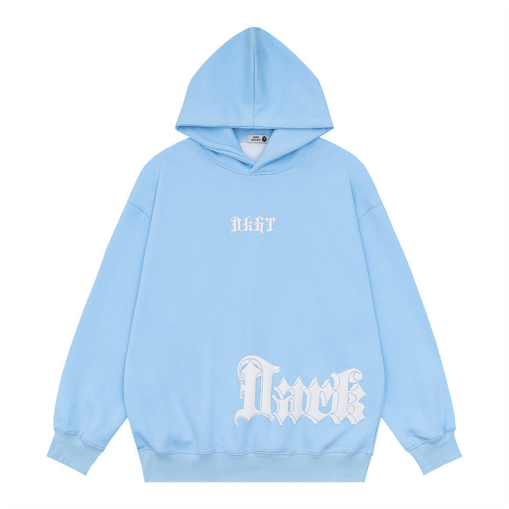 Stylish Gothic Cool Letter Printed Hoodie