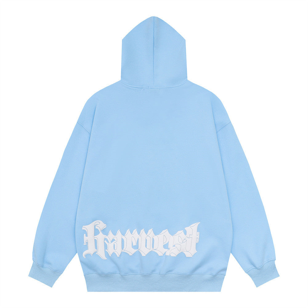 Stylish Gothic Cool Letter Printed Hoodie