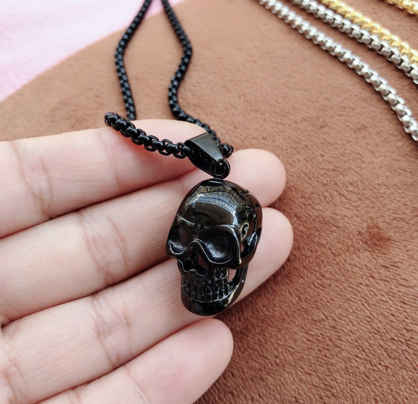 Mens Fashion Skull Pendant Necklace