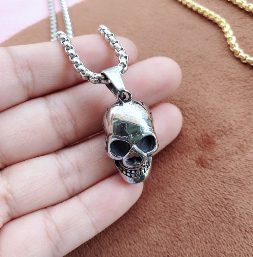 Mens Fashion Skull Pendant Necklace