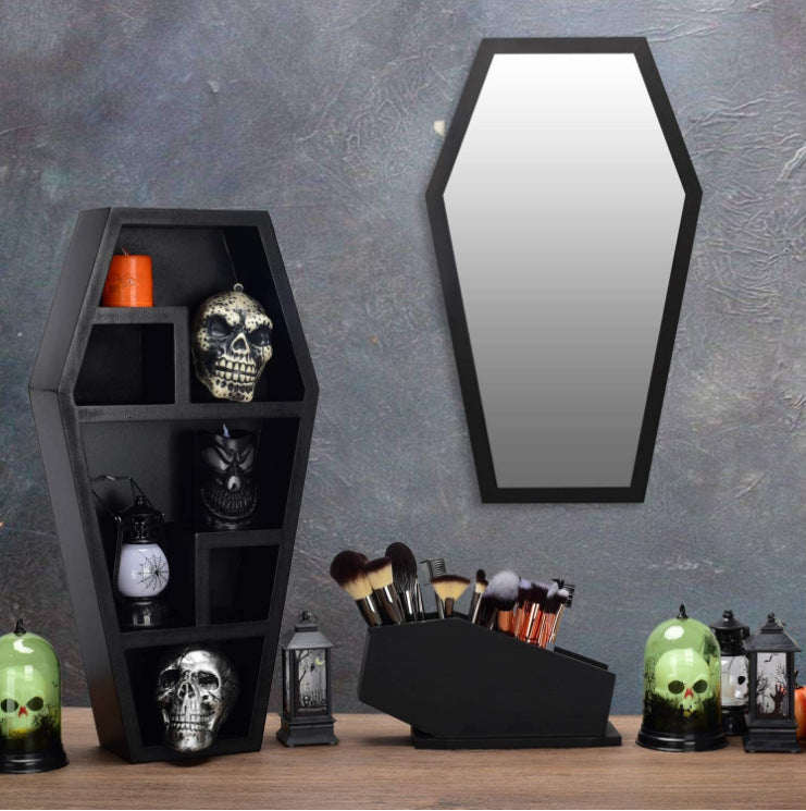 Halloween Coffin Shelving, Ghostly Gothic