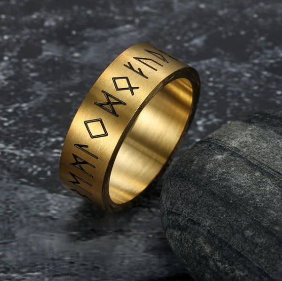 Fashion Titanium Steel Rotatable Ring